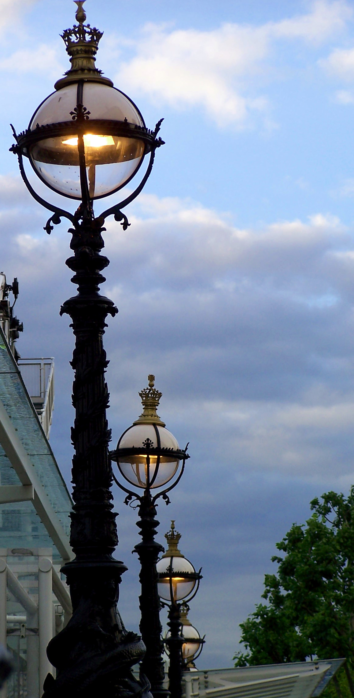 Lamposts in a London Park