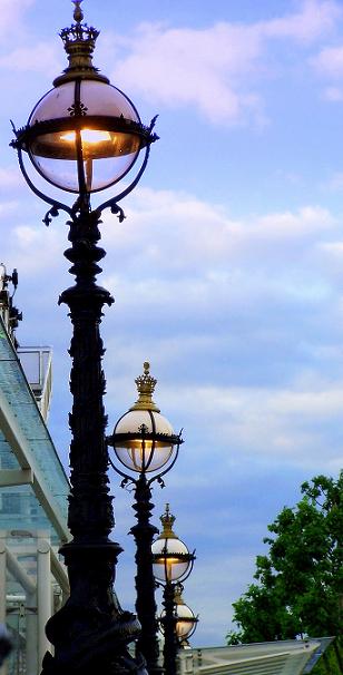 Lamposts in a London Park