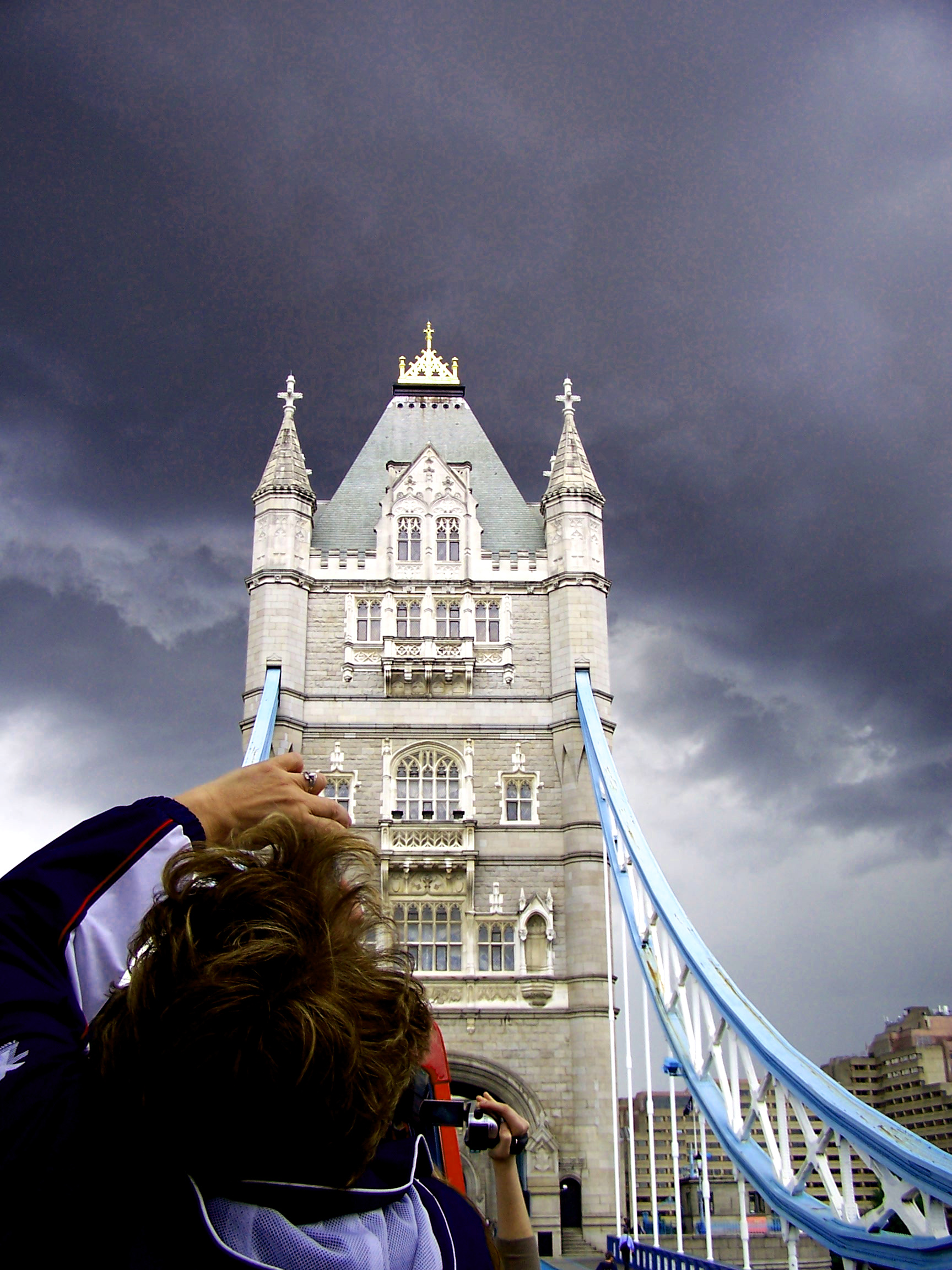 Rain over Tower Bridge