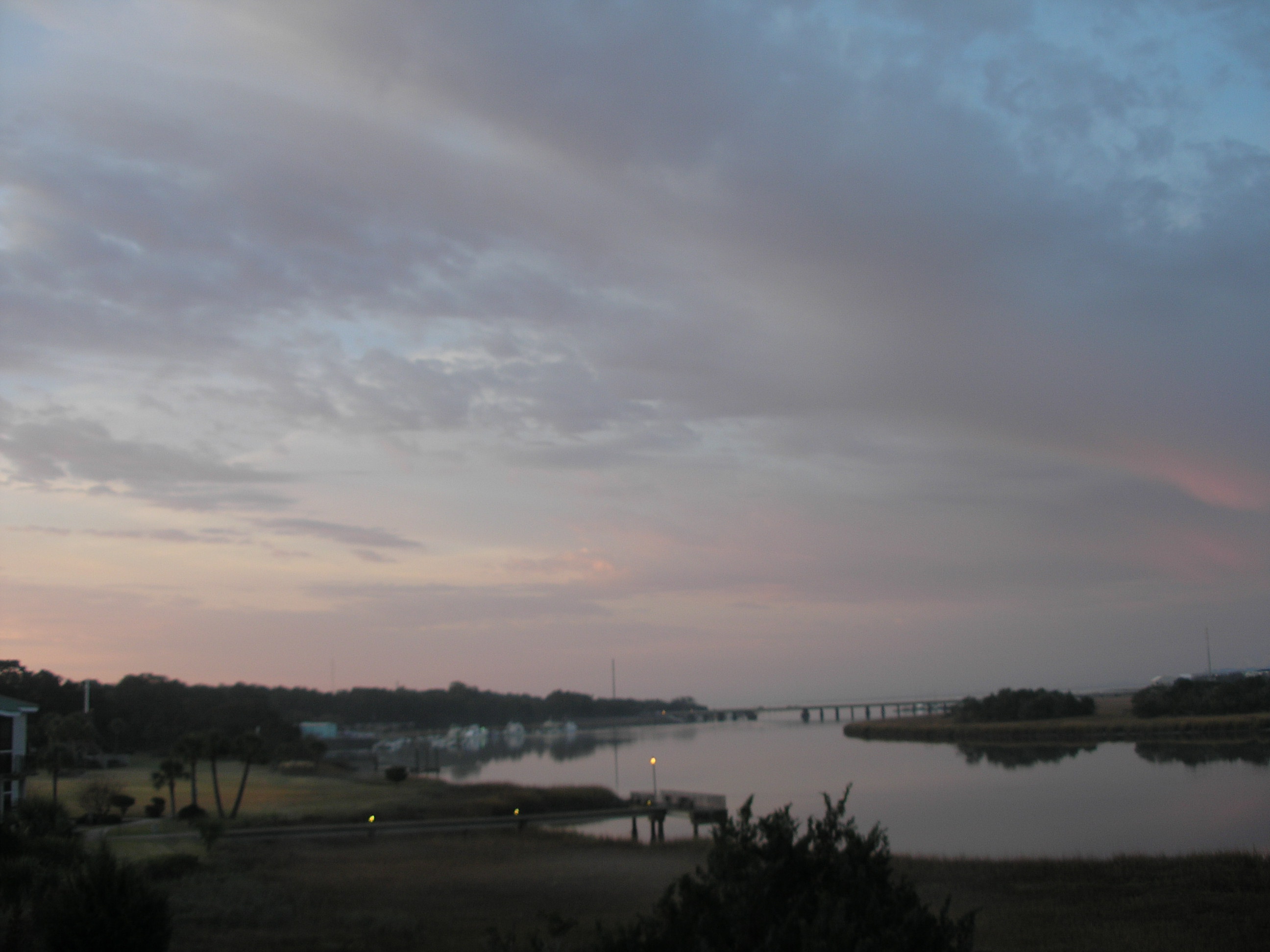 sunrise on Frederica River