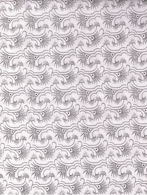 black and white fabric