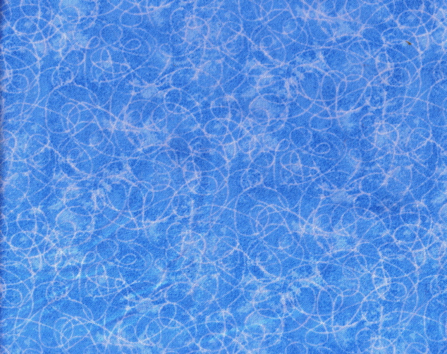 Blue swirl fabric