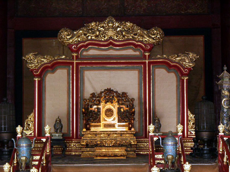 Throne in the Hall of Celestial Purity