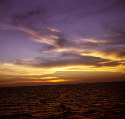 Sunset on the Indian Ocean