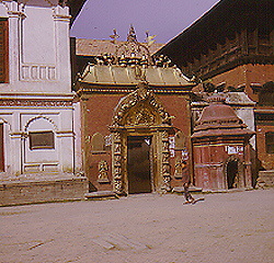 Golden gate to Bhadgam temple