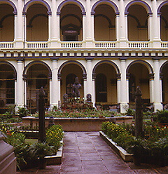 Museum courtyard, India