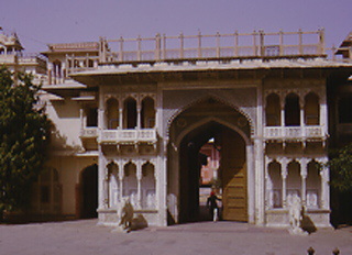 Gate to a palace and museum