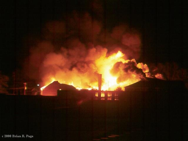 Elementary School burning