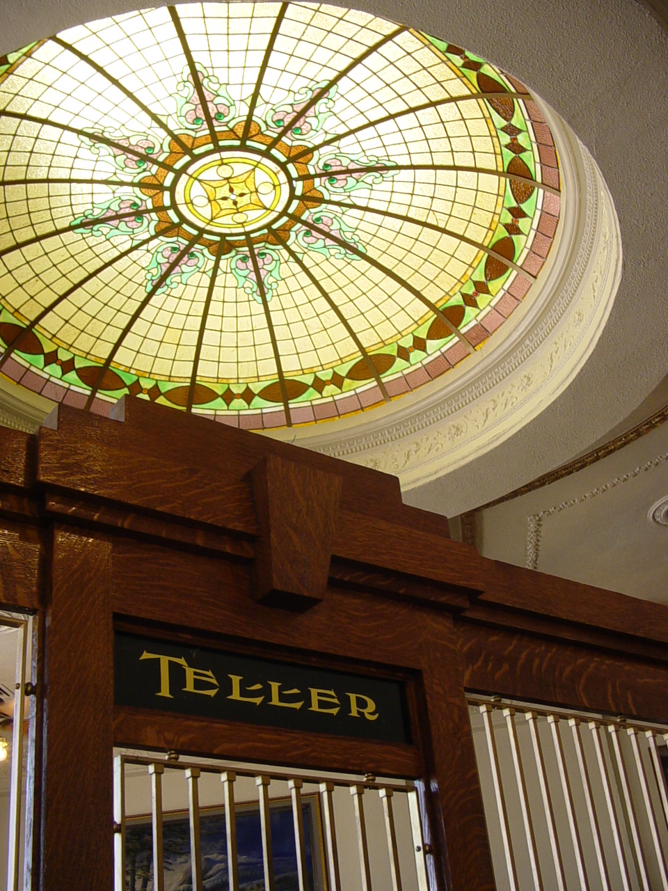 Teller Station at the First Bank of Jayton