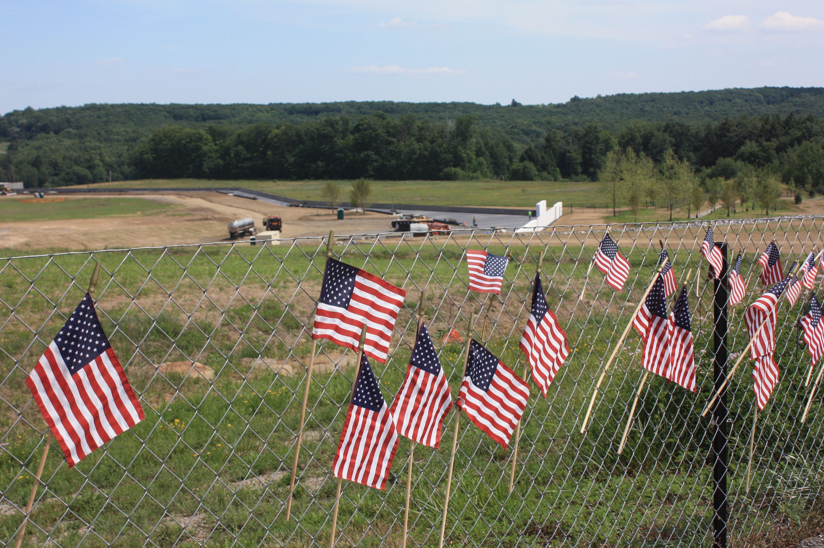 Construction of the Flight 93 Memorial