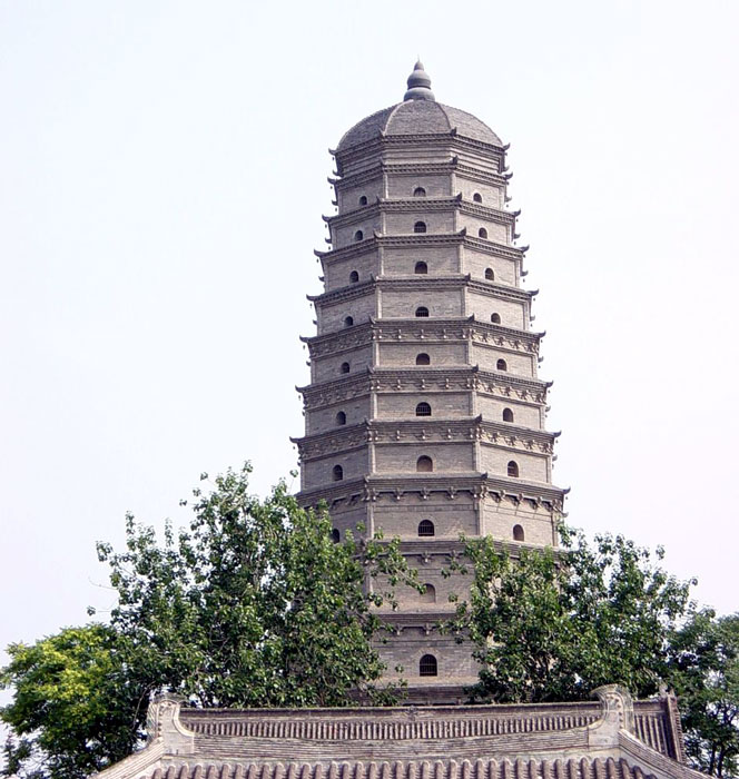 Excavations during the construction of this pagoda revealed secret underground chambers forgotten over 1000 years.