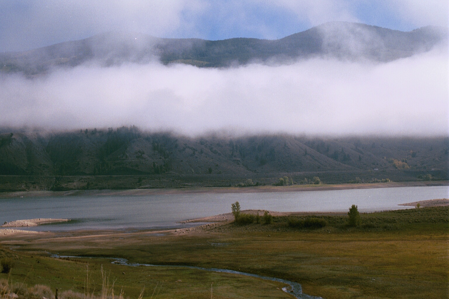 fog covering mountain