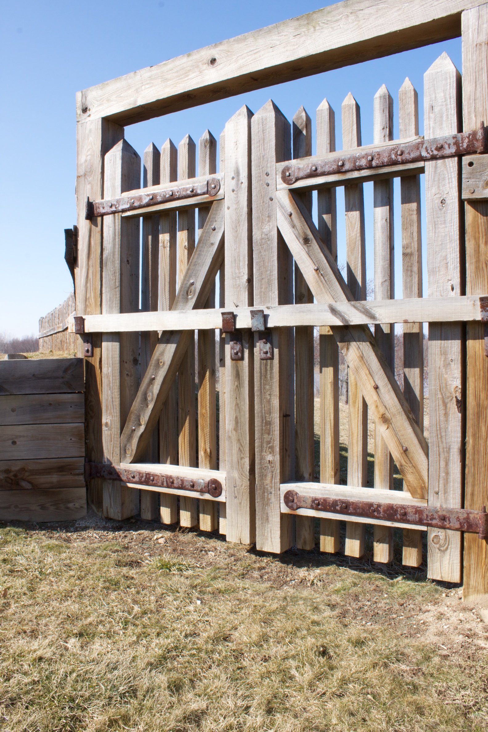 Gate in wall at Fort Meigs