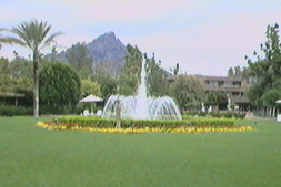 Fountain at a Phoenix area hotel