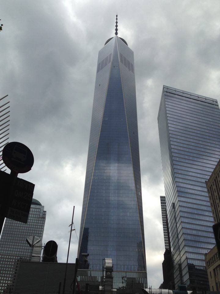 Freedom Tower on 9-11 NYC Trip