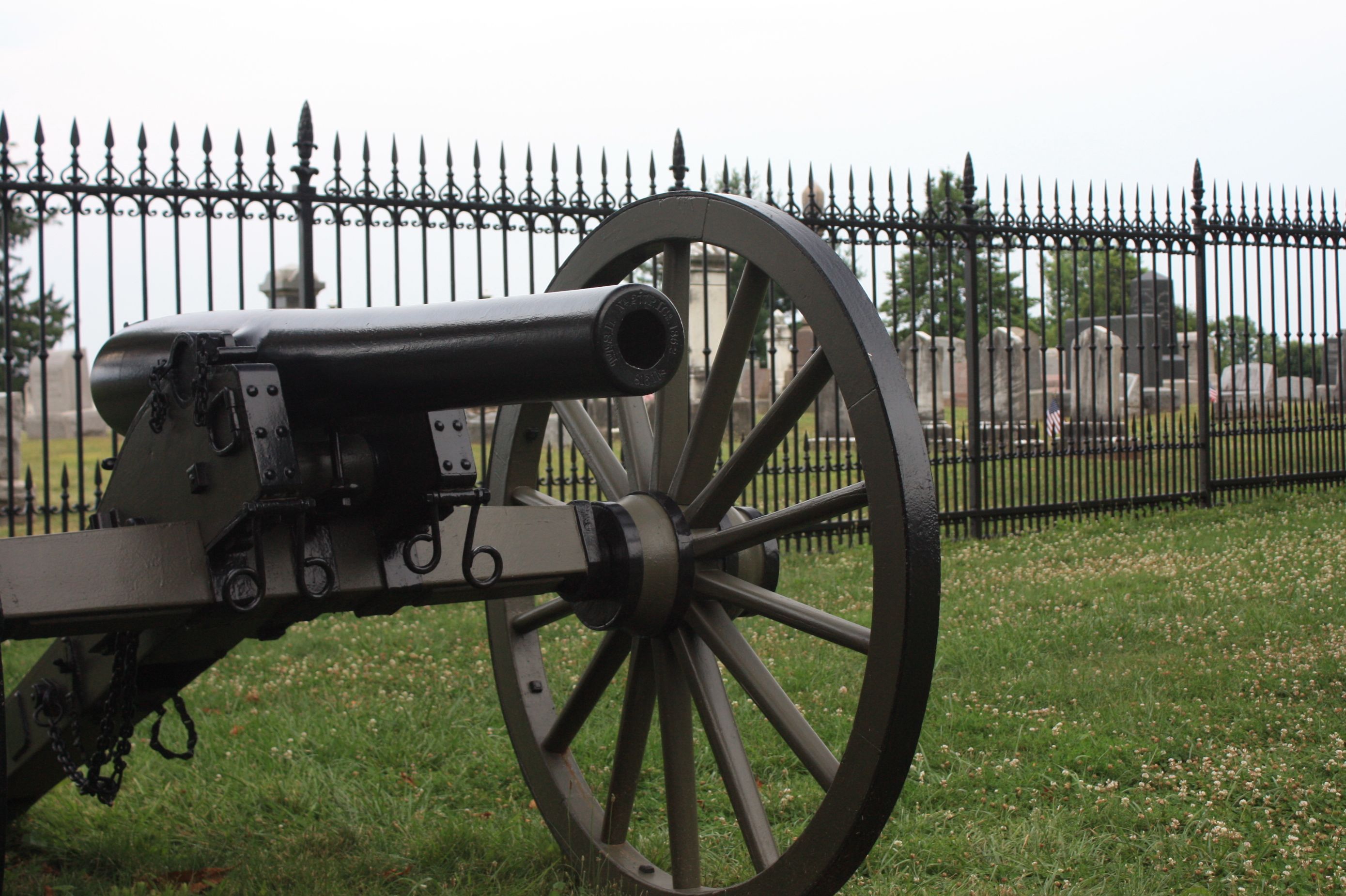 Cannon and Cemetery