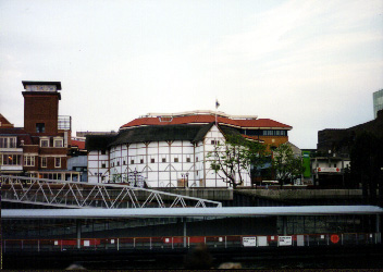 New Globe Theatre as viewed from the Thames - Murray Family Vacation