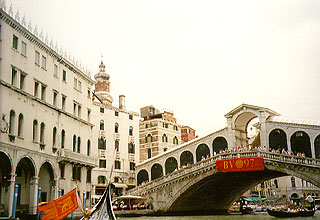 Venice from gondola ride