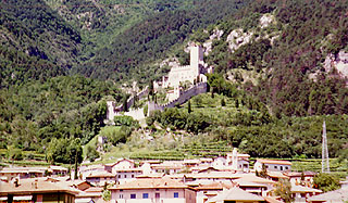 Castle in background