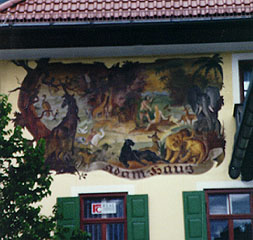 Paintings on building in Austria