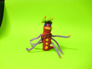 Clay insect created for clay animation project.