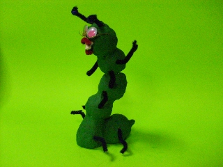 Clay caterpillar