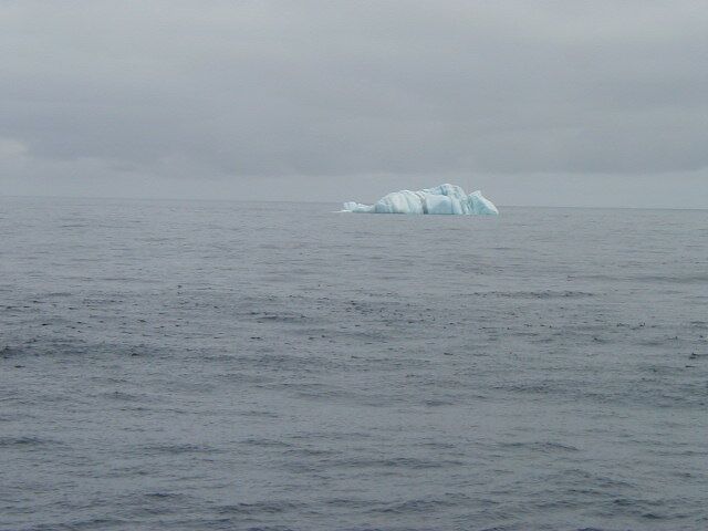 Iceberg in the sea