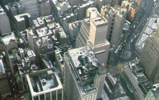 New York City from an Airplane on the way to India