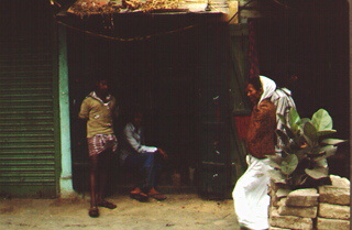 Street shop in India