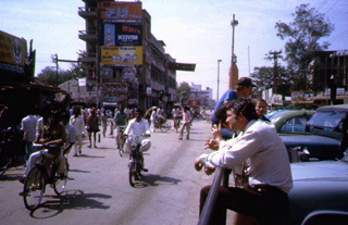 Street scene in India