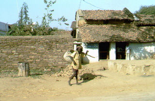 Street scene in India