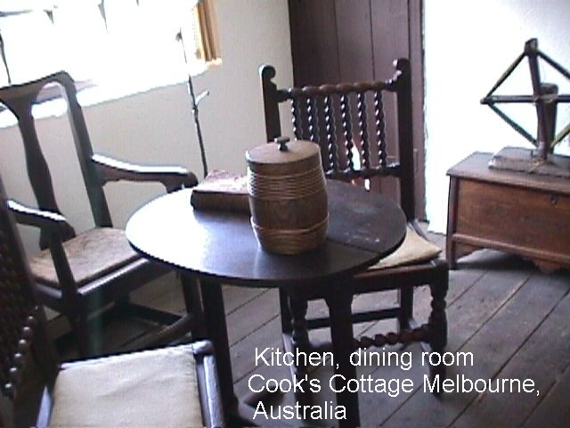 Inside Cooks Cottage