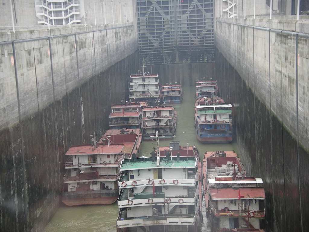 In the Locks- Three Gorges