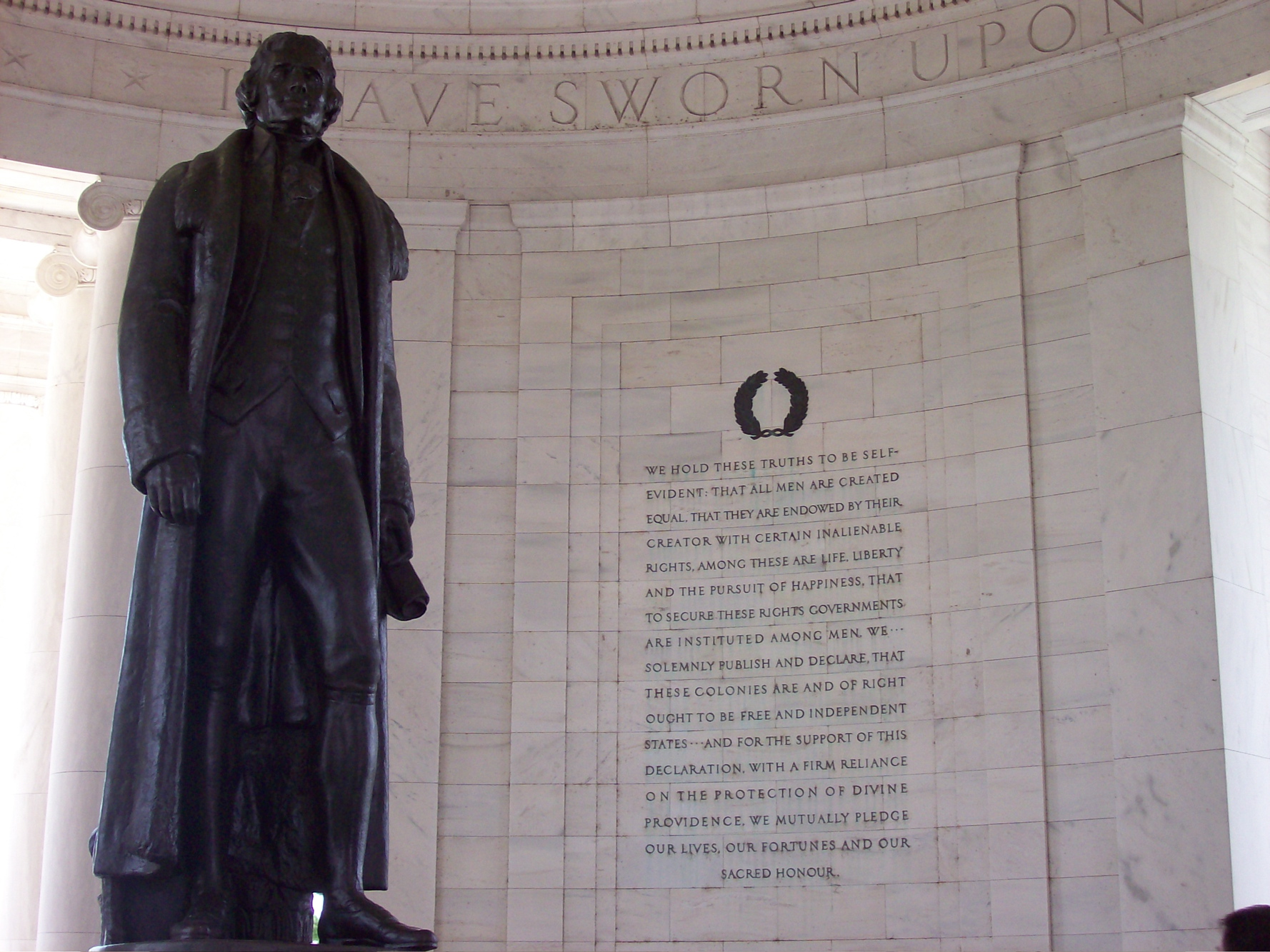 Interior Jefferson Memorial