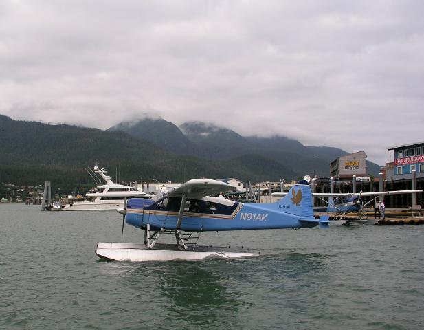 Floatplanes are a valuable means of transportation in Juneau.