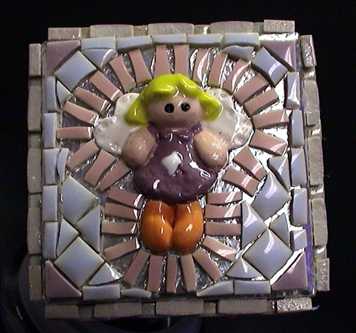 Mosaic gift box for a child