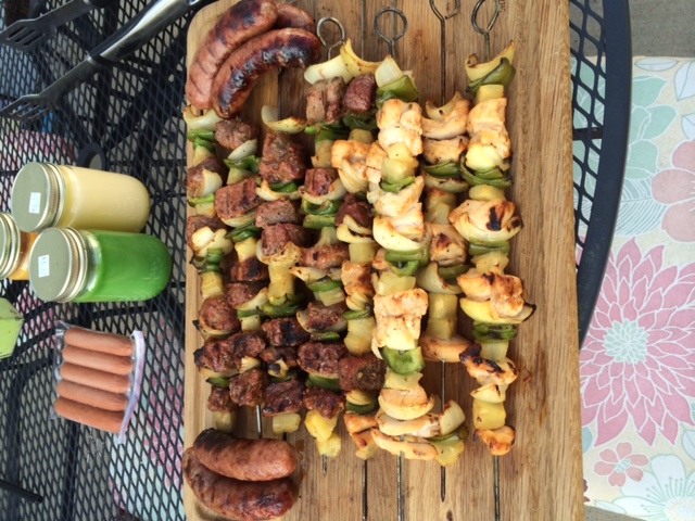 My husband, the grilling master!