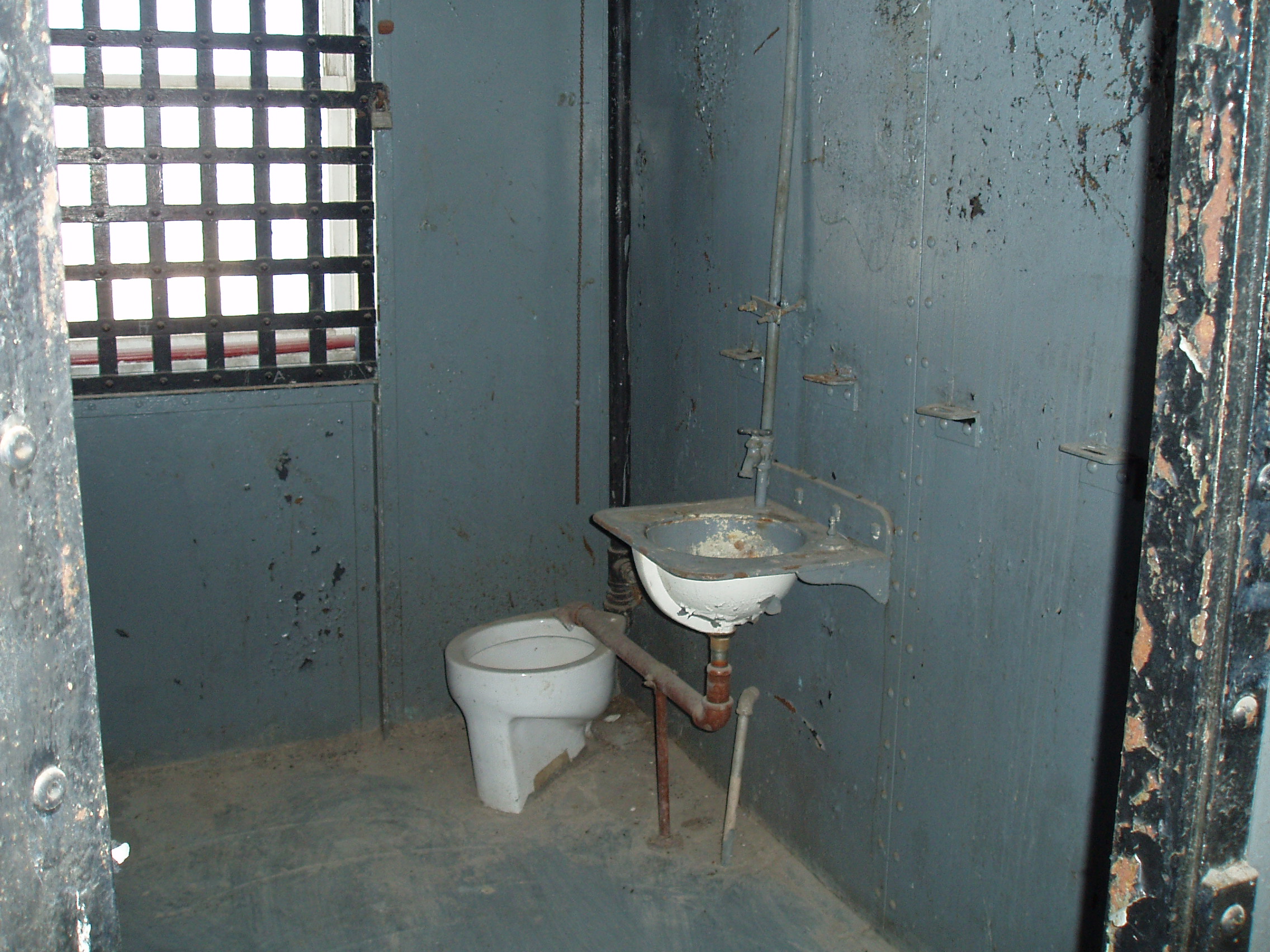 Turn of century jail cell