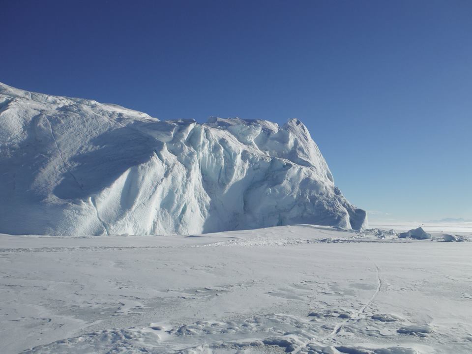 Antarctic ice formation