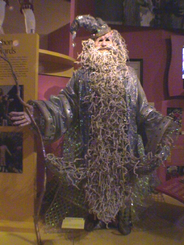 Mardi Gras costume in the Mardi Gras exhibit of the Lousiana State Museum