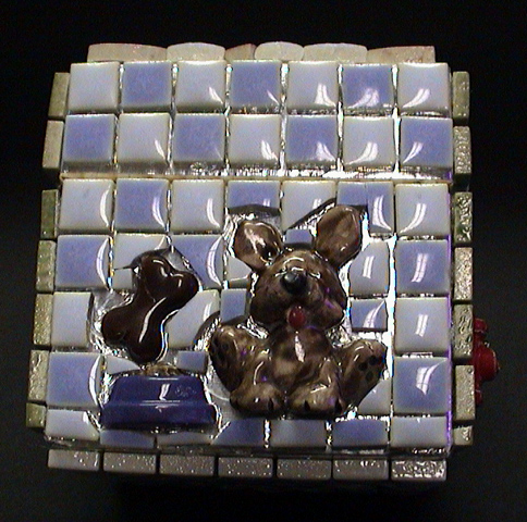 Mosaic gift box for a child