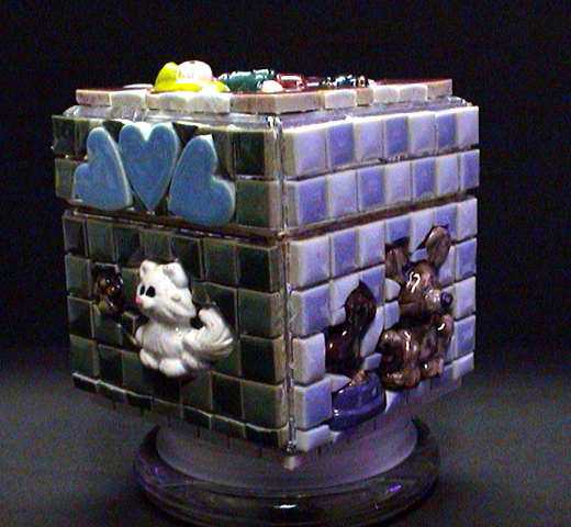 Mosaic gift box for a child