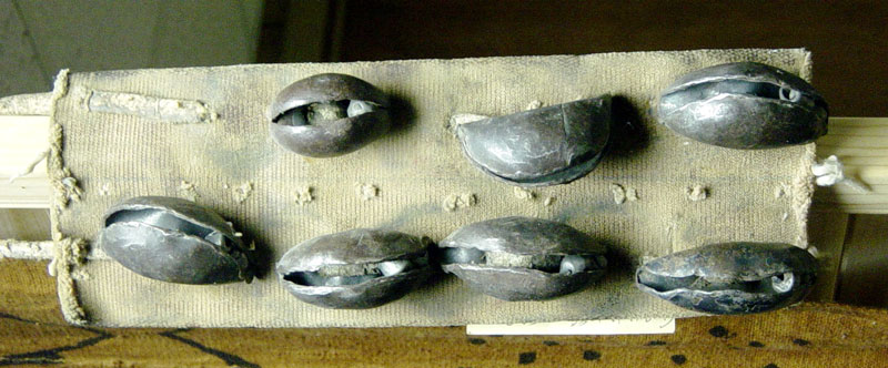 Metal leg bells from Africa
