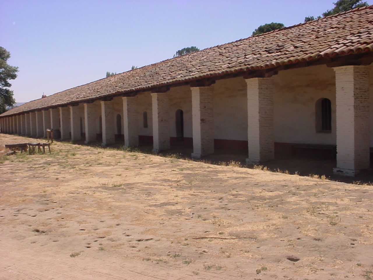 Hallways, Padres Residence at Mission La Purisima Concepcion