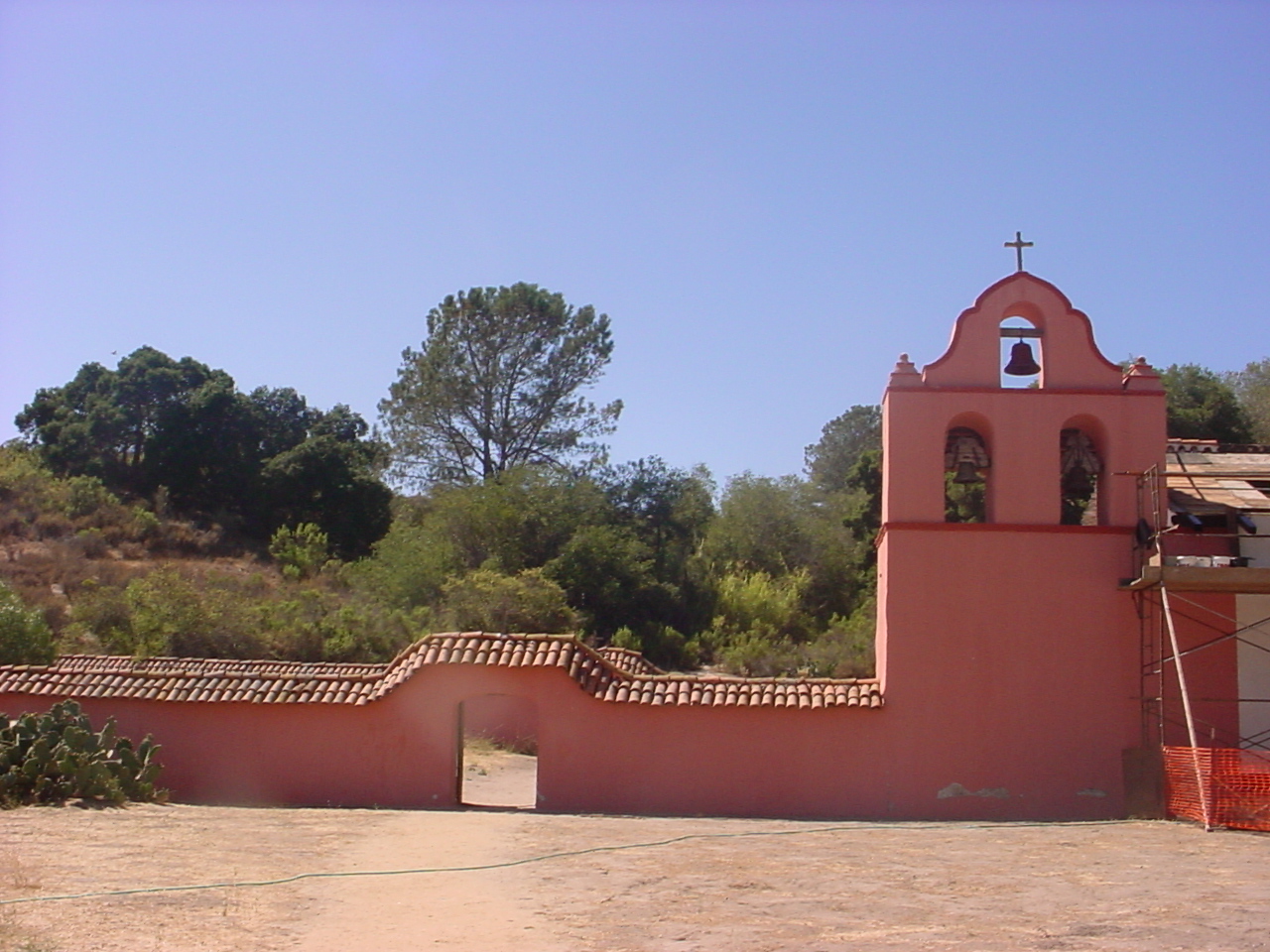 Bell Tower and Cementary at Mission La Purisima Concepcion