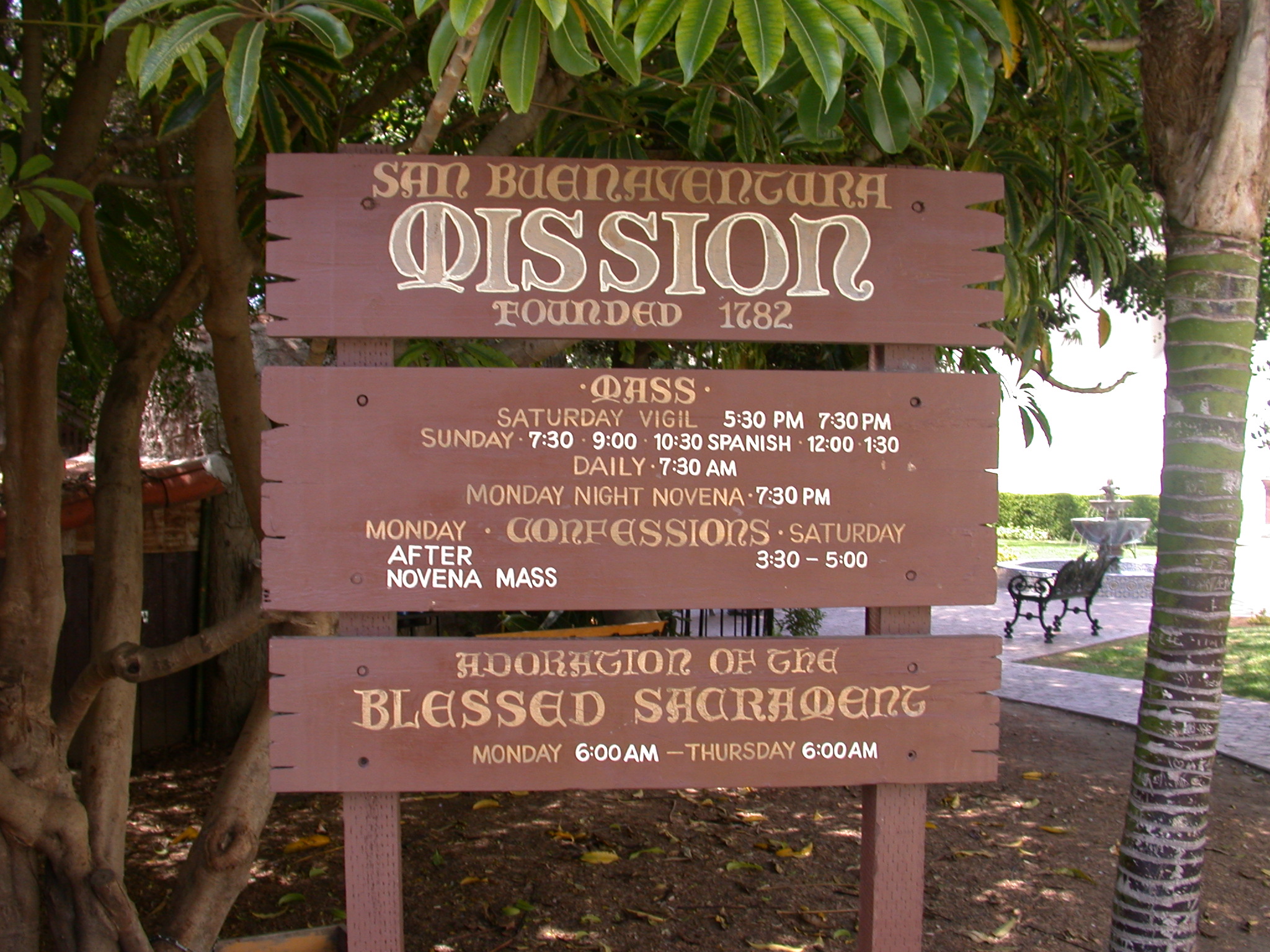 Mission Sign