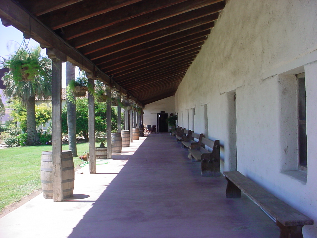 Hallway of the Mission Soledad - Nuestra Senora de la Soledad