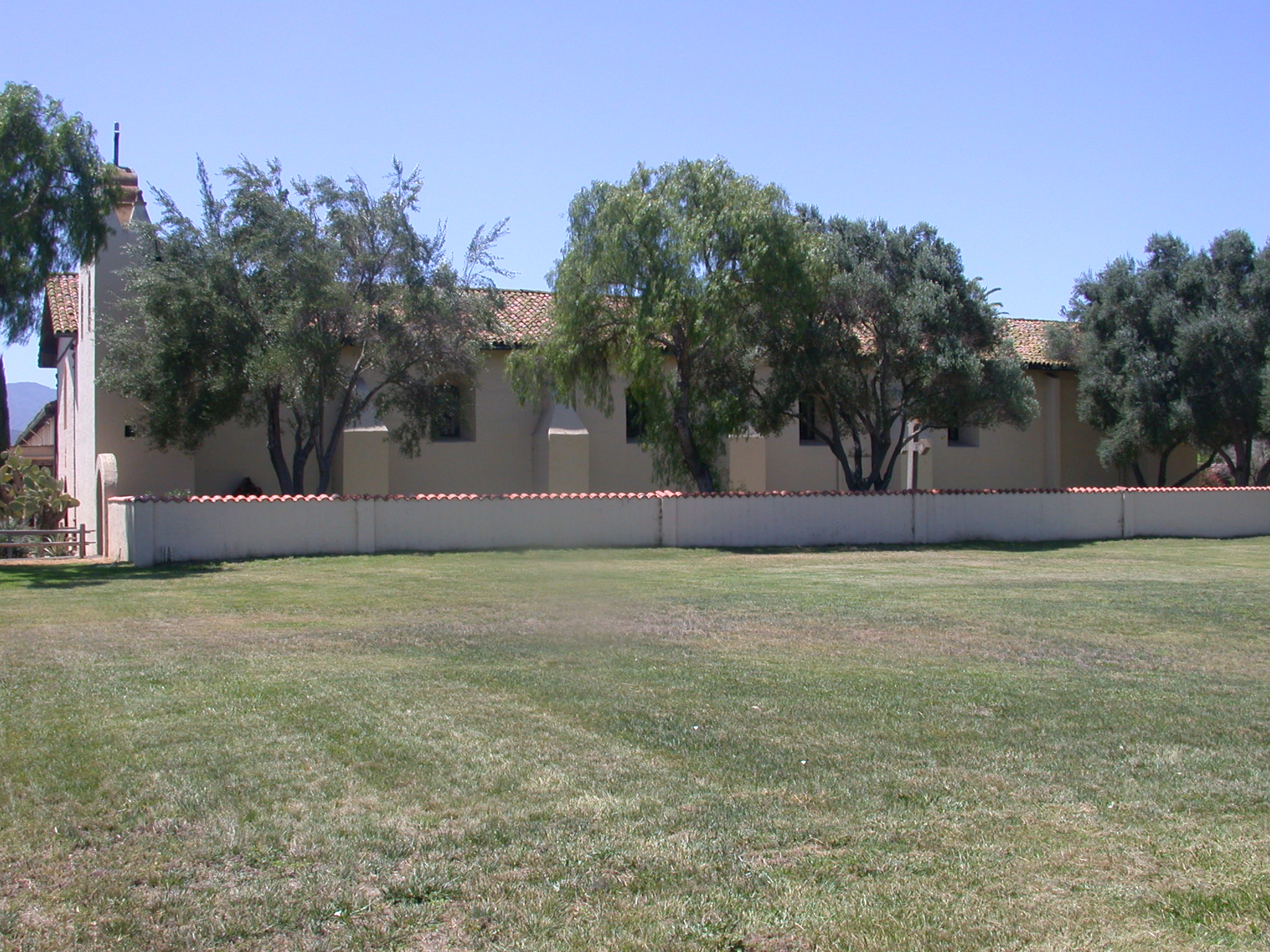 Sideview of Mission from field