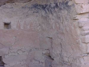 Remains of plaster in Balcony House Cliff Dwelling