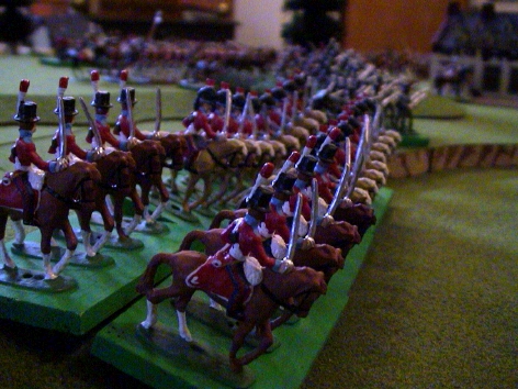 Napoleonic recreation using minatures